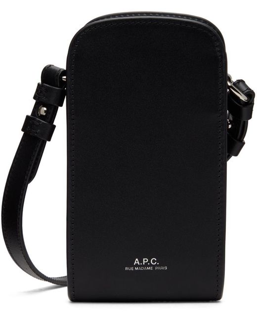 A.P.C. . Black Crossbody Bag for Men Lyst