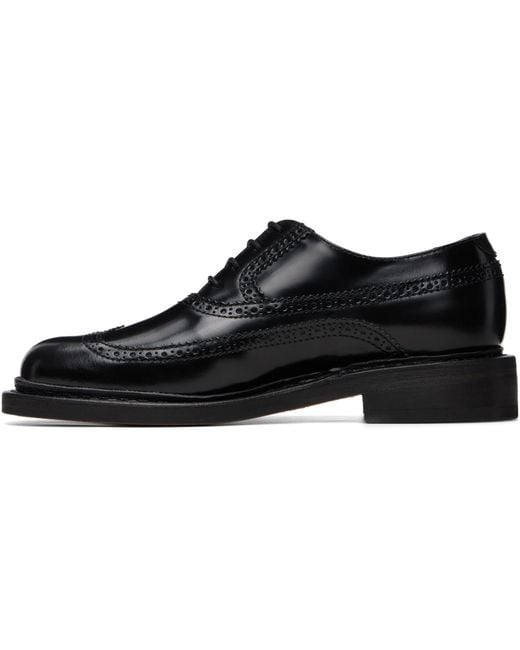 Our Legacy Black Brogue Parade Derbys for men