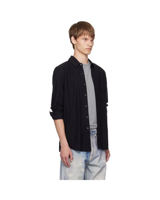 Our Legacy Black Classic Shirt for men