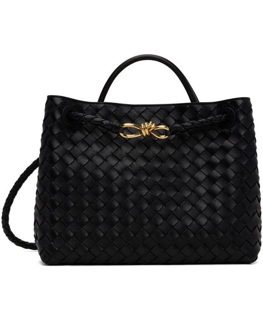 Bottega Veneta Black Medium Andiamo Bag | Lyst