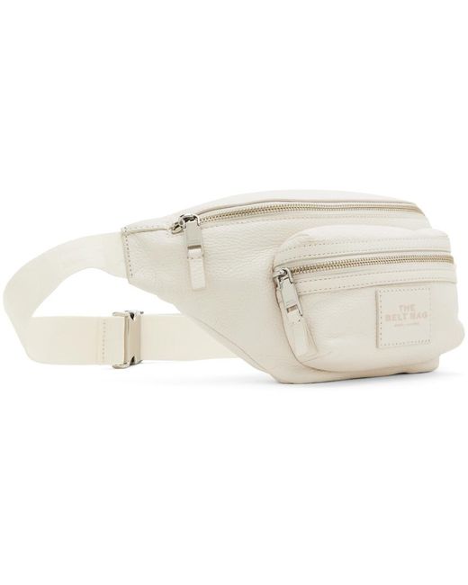 Marc Jacobs Black White 'the Leather Belt Bag' Pouch