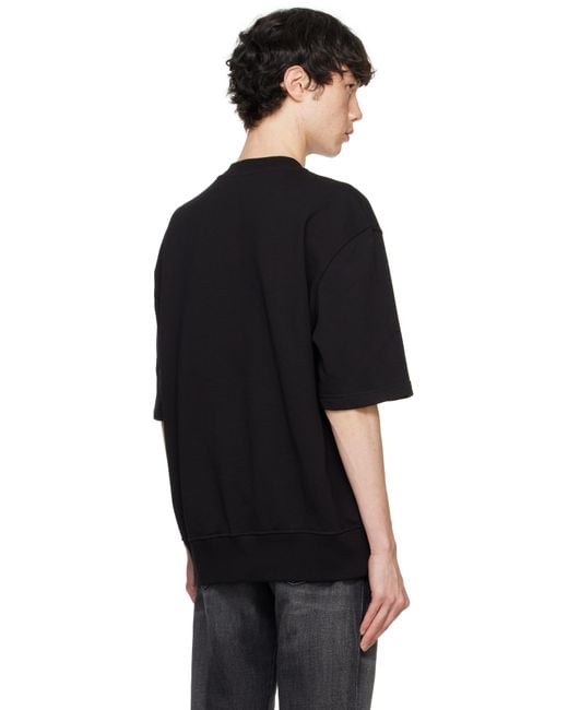 メンズ DIESEL ブラック S-Cooling-L1 Tシャツ Black