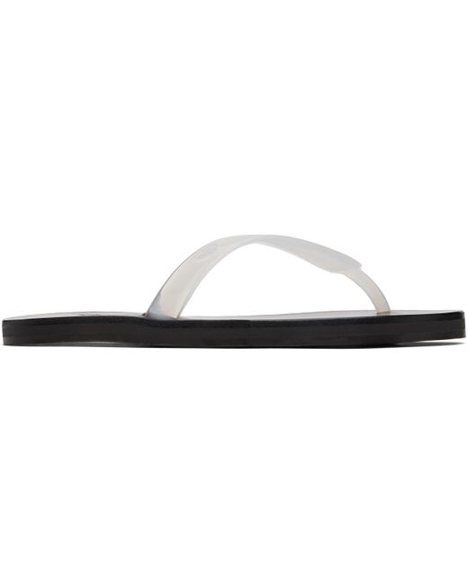 Ancient Greek Sandals トランスペアレント Saionara Jelly ビーチサンダル Black