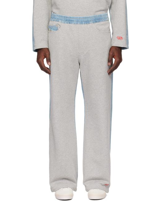 Pantalon de survêtement p-sol-den gris et bleu DIESEL pour homme en coloris White