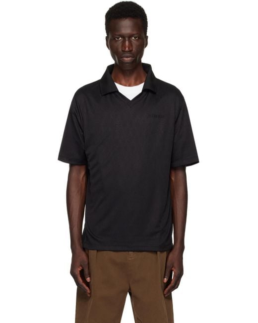 メンズ Han Kjobenhavn ブラック Football ポロシャツ Black