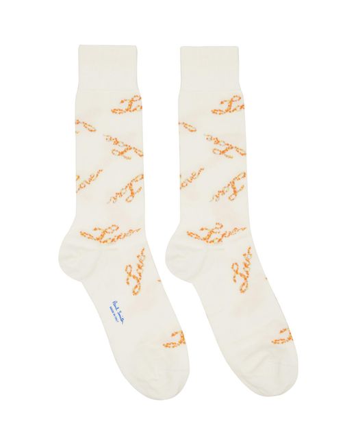 Paul Smith Blue Three-Pack Printed-Graphic Socks for men