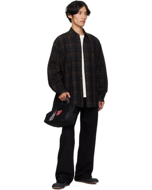 Vivienne Westwood Black Tangled Jacquard Orb Tote for men