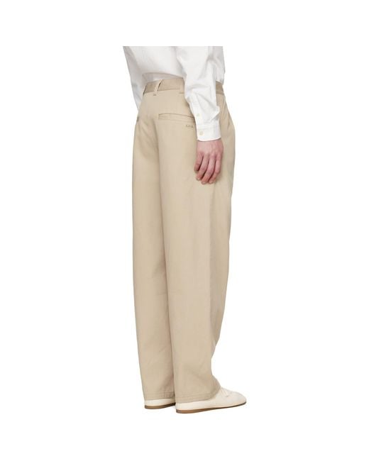 A.P.C. Natural Ricky Trousers for men