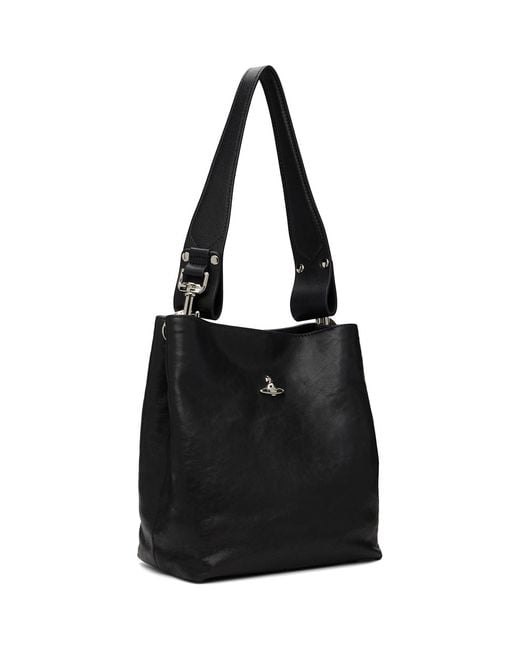 Vivienne Westwood Black Lottie Small Shoulder Bag for men