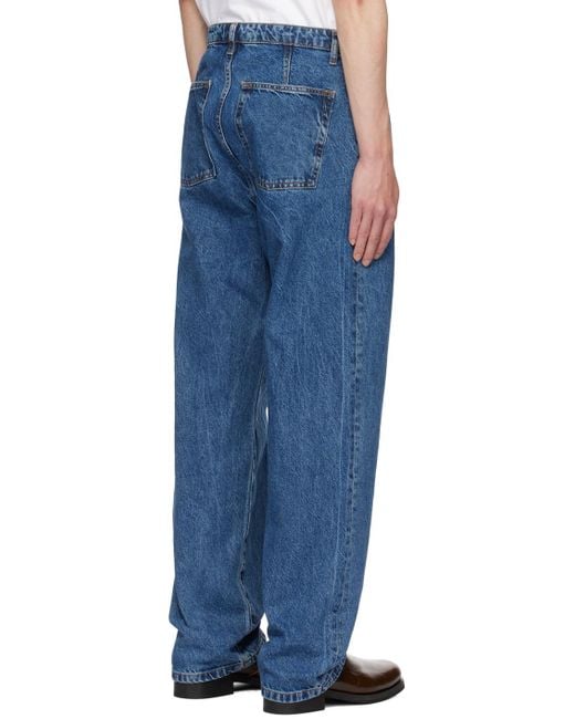 Rohe Blue Tape Leg Jeans for men