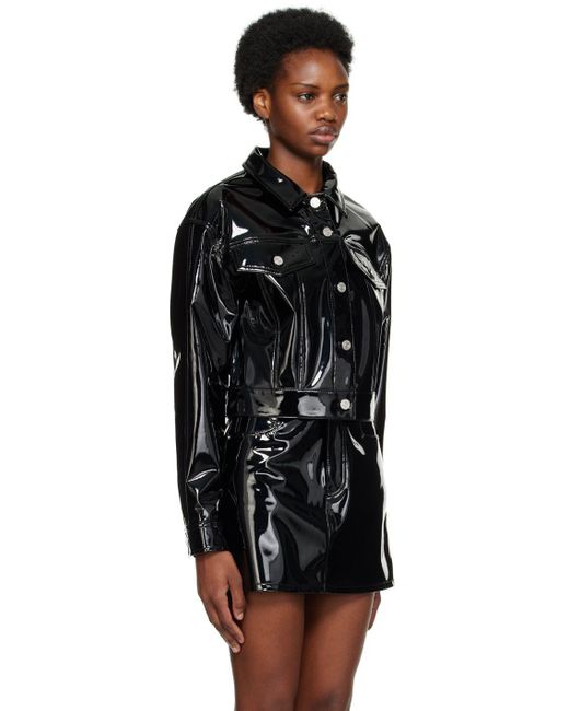 FRAME Black Oversized Jacket Lyst