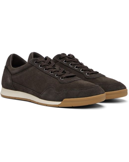 Boss Black Suede Sneakers for men