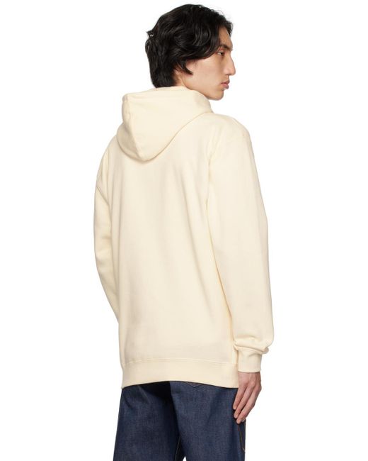SAINTWOODS Natural Off- 'you Go' Hoodie for men