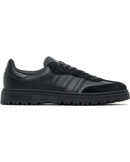Adidas Originals Black Samba Lux Freizeit Sneakers for men