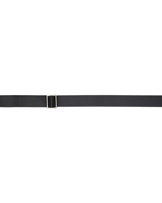 Toga Black Nylon Buckle Belt