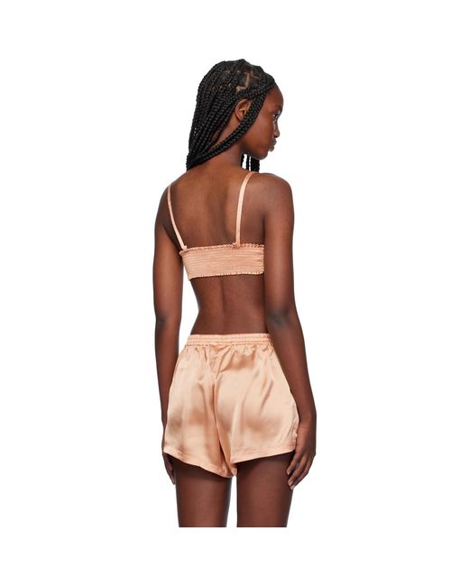 Palm Angels Black Monogram Balconette Bra
