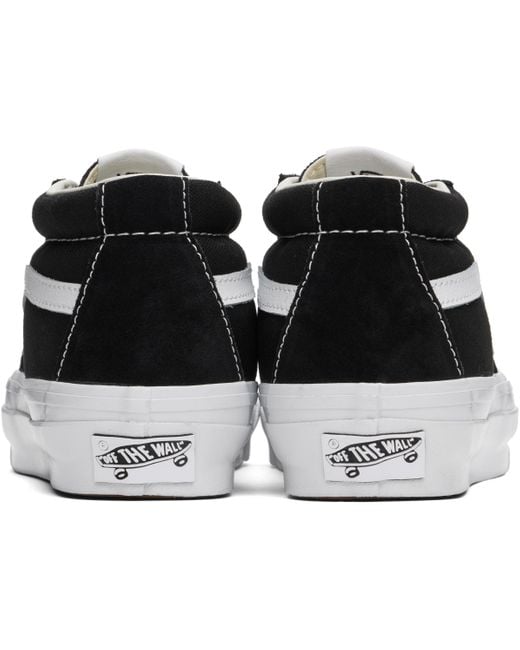 Vans Black Premium Sk8-Mid Reissue 83 Sneakers