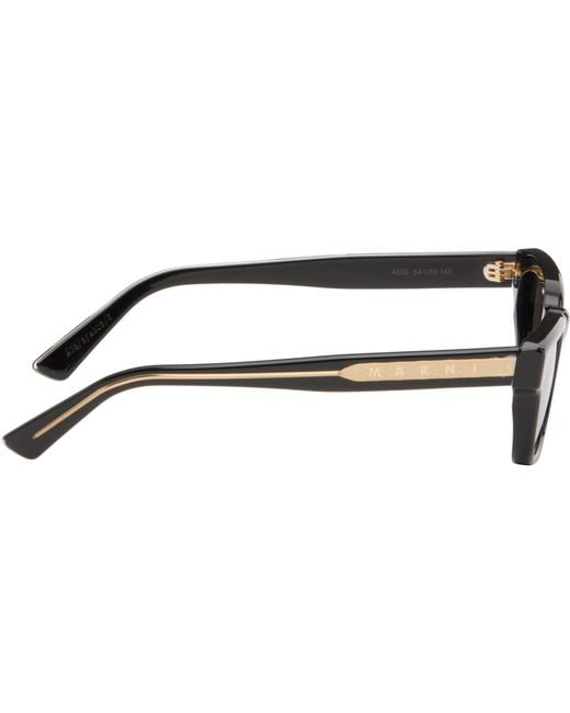 Marni Black Retrosuperfuture Edition Floosa Sunglasses for men