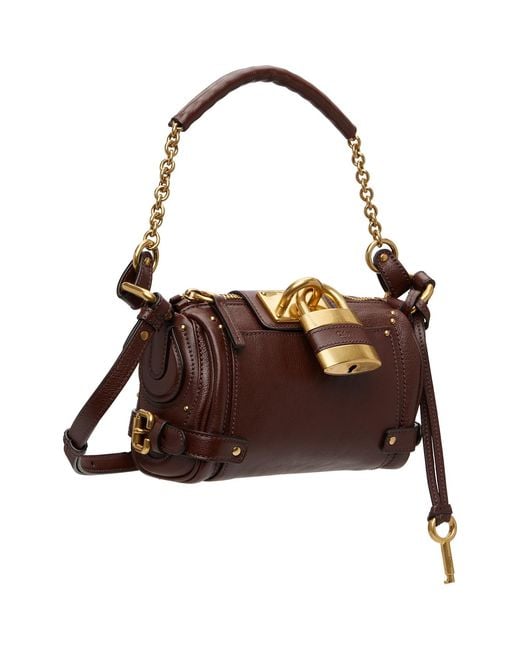 Chloé Brown Small Paddington Chain Bag