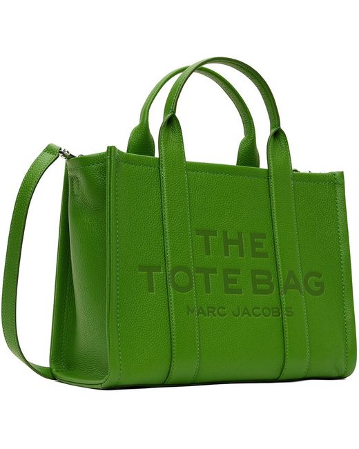 Marc Jacobs Green 'the Leather Medium' Tote