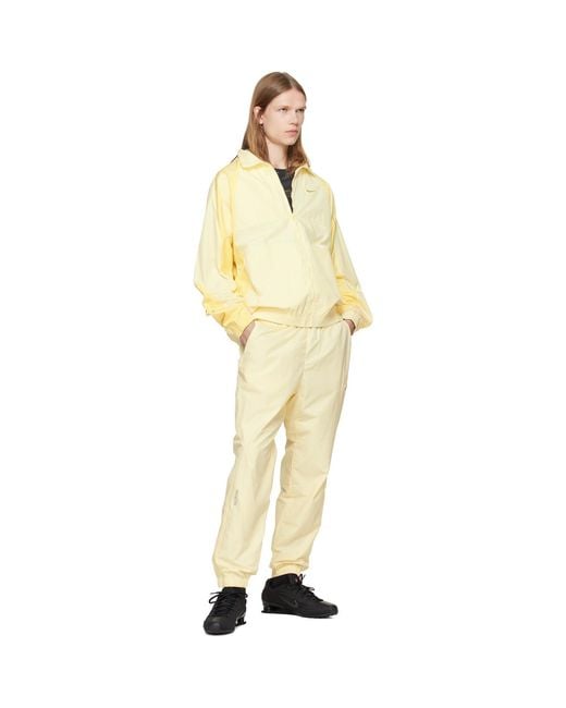 Nike Yellow Nocta Edition Northstar Nylon Tracksuit Jacket for men