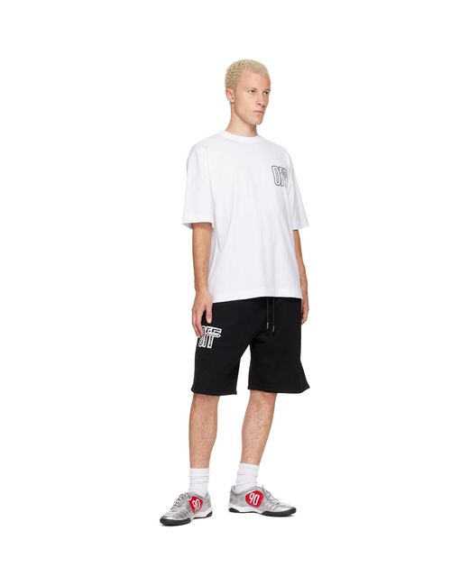 Off-White c/o Virgil Abloh White Motion Arrow Skate T-Shirt for men