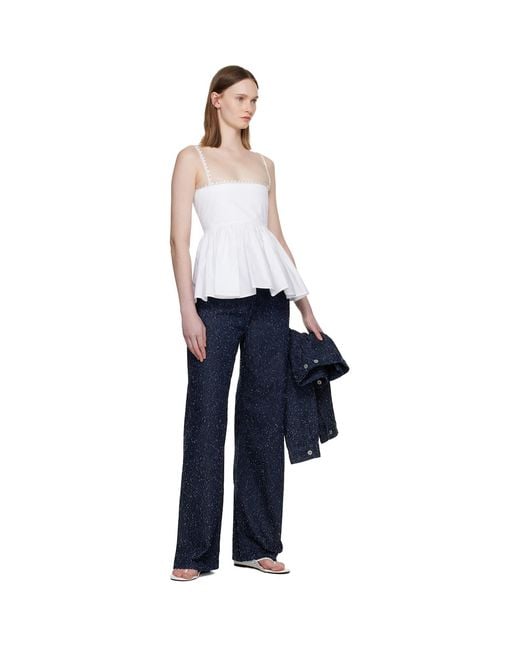 Jacquemus White 'the Traversin' Top