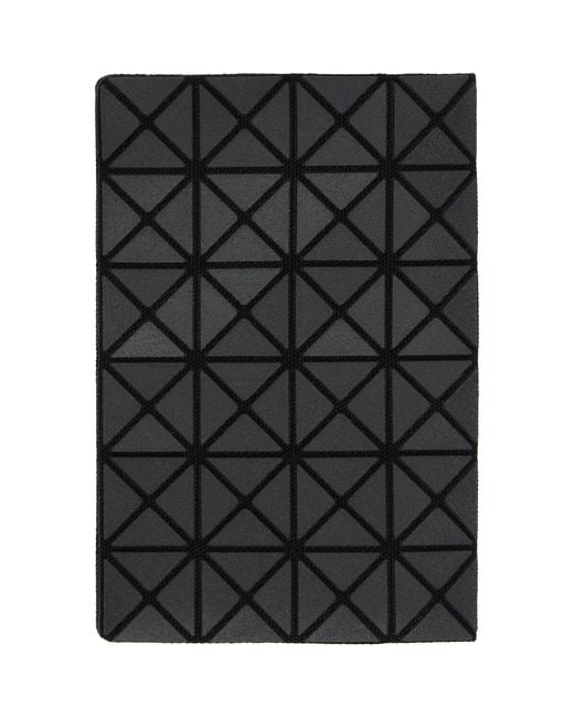 Issey Miyake Black Oyster Card Holder for men