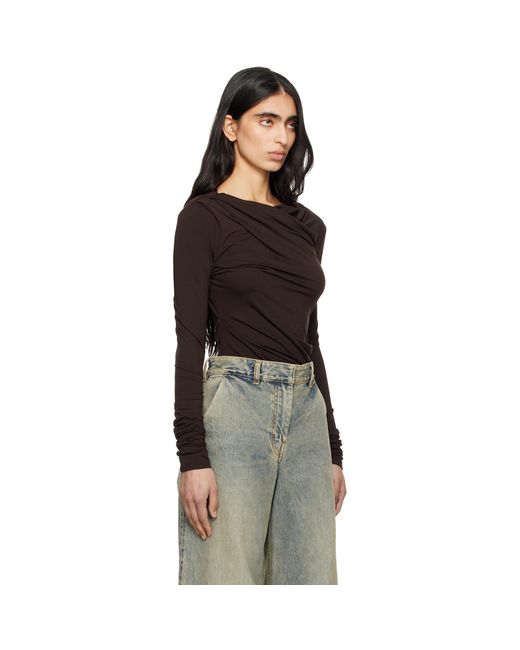 Entire studios Black Drape Top