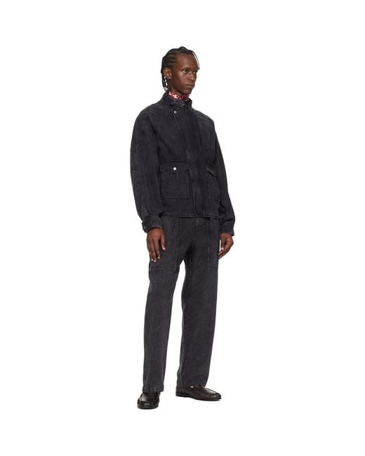 Isabel Marant Black Ilyan Jeans for men