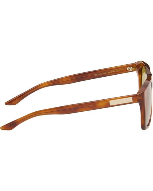 Gucci Black Institutional Logo Sunglasses for men