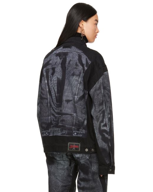 Jean Paul Gaultier トロンプルイユ デニムジャケット Black