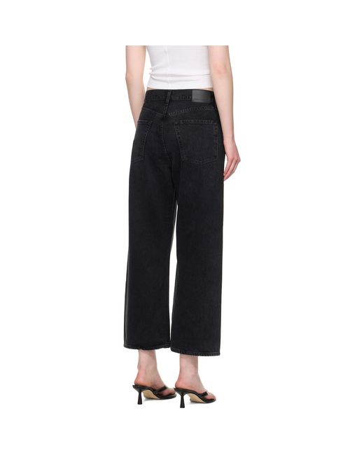 Citizens of Humanity Black Wide Leg Vintage Gaucho Jeans