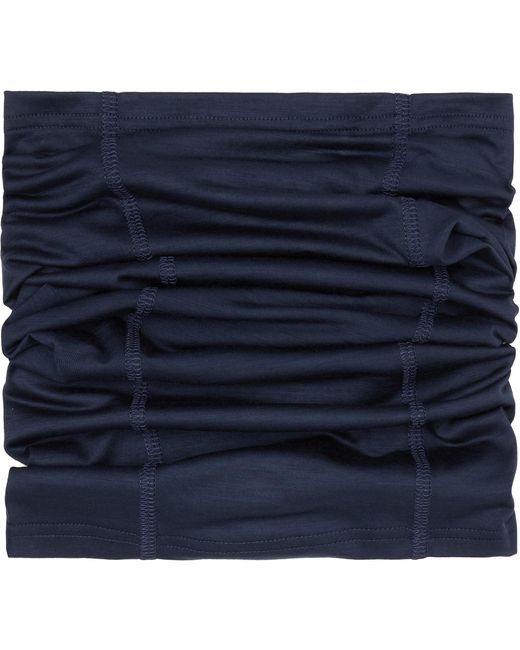 Rier Blue Ssense Exclusive Cache-Cou Jersey Wool Neck Warmer for men