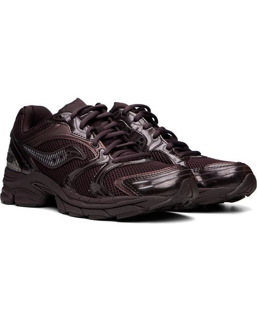 Saucony Brown Progrid Triumph 4 Sneakers for men
