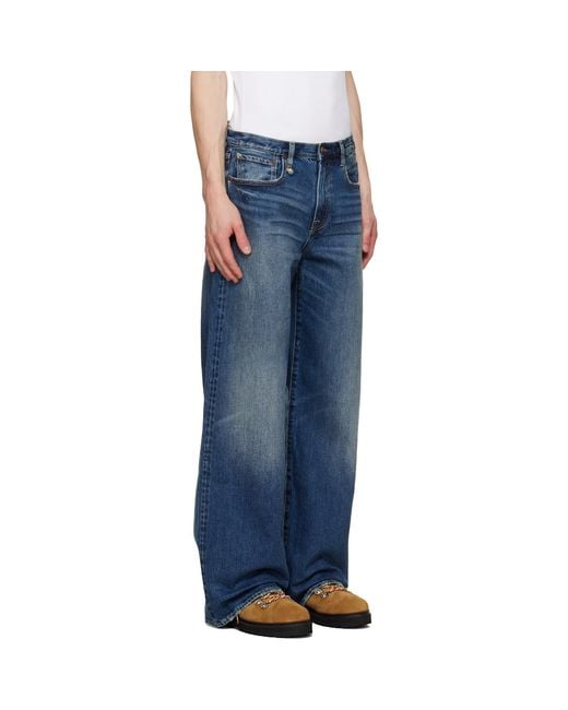 R13 Blue D'Arcy Loose Jeans for men