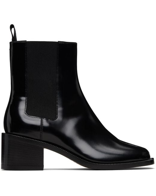 Maison Margiela Black Tabi City Chelsea Boots