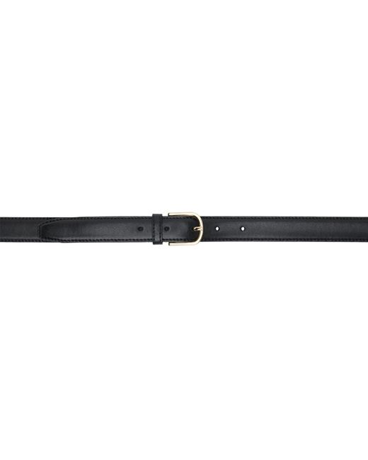 Totême  Toteme Black Slim Leather Belt
