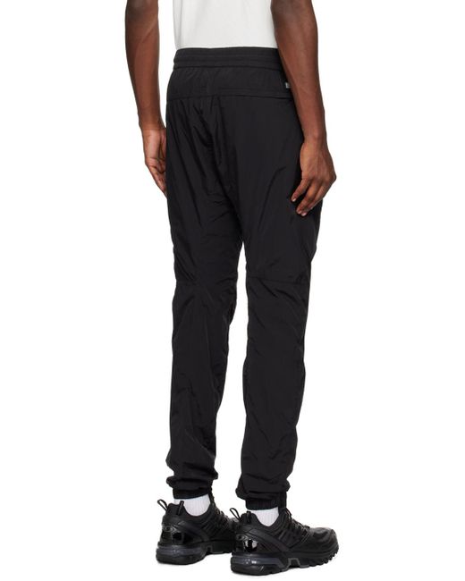 C P Company Black Drawstring Sweatpants for men
