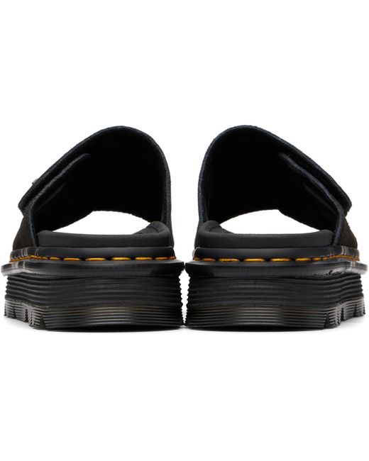 Dr. Martens Black Zebzag Sandals