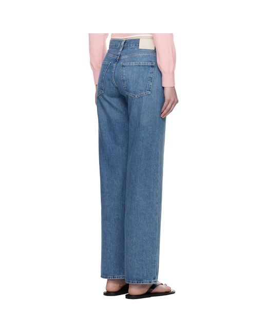 Citizens of Humanity Blue Annina High Rise Wide Leg 33 Jeans