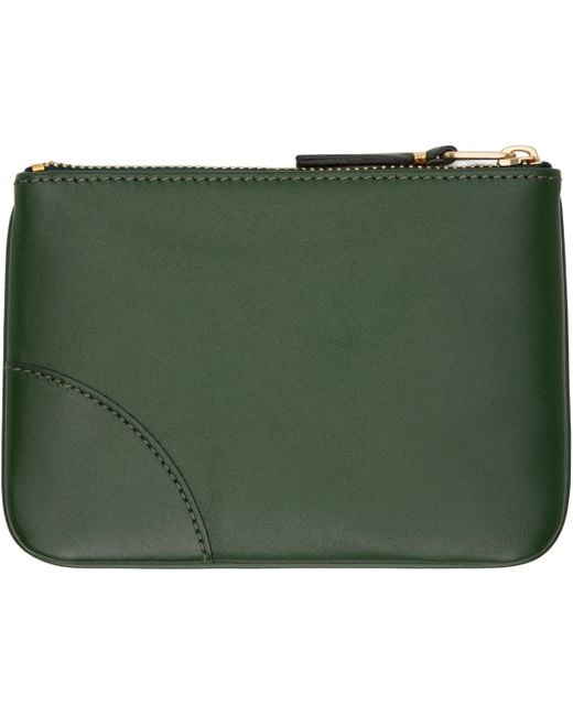 メンズ Comme des Garçons グリーン Classic Group カードケース Green