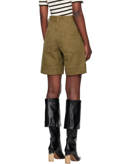 Isabel Marant カーキ Katja ショートパンツ Green