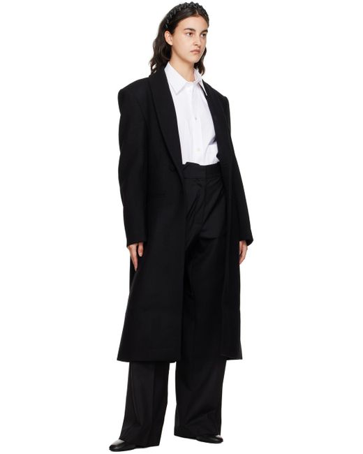 Rohe Black Tailo Coat for men