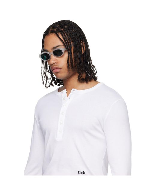 Retrosuperfuture Blue Off- Esatto Sunglasses for men