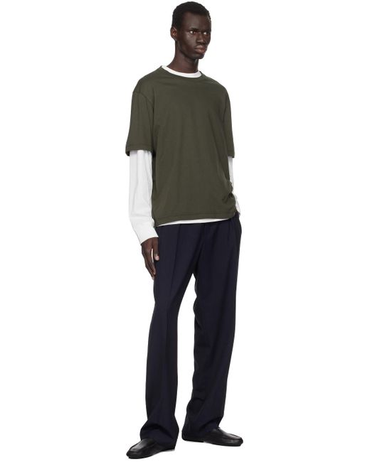 The Row Black Khaki Errigal T-Shirt for men