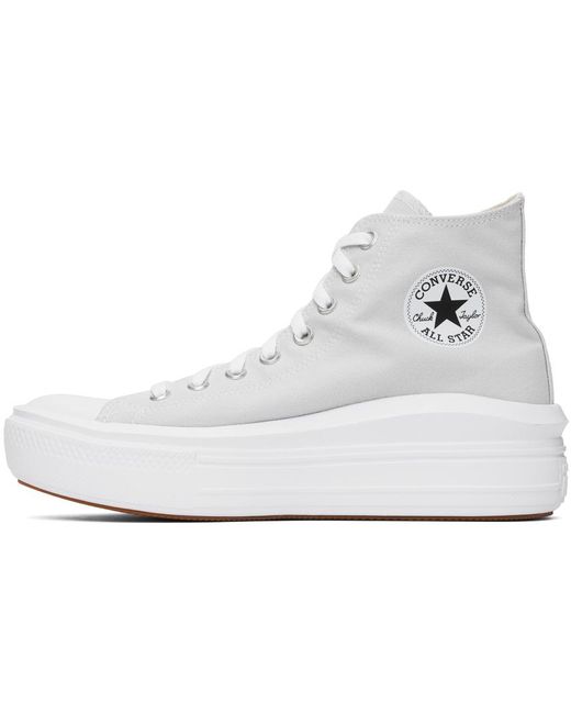 Converse Black Off- Chuck Taylor All Star Move Platform Sneakers