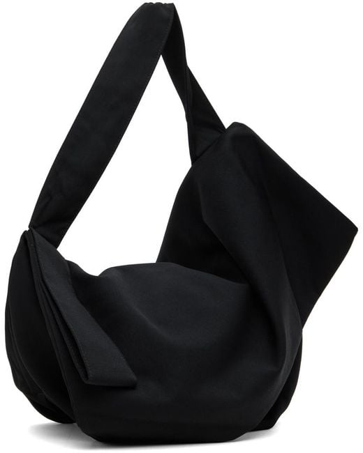 Y's Yohji Yamamoto Black Asymmetric Shoulder Bag