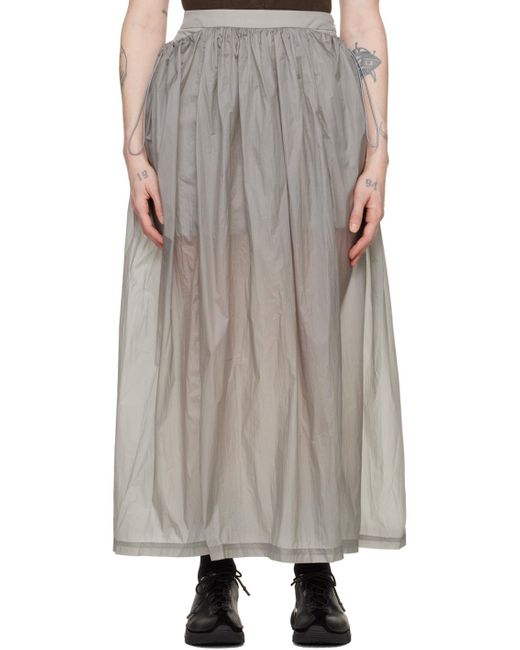 Amomento Gray Laye Maxi Skirt