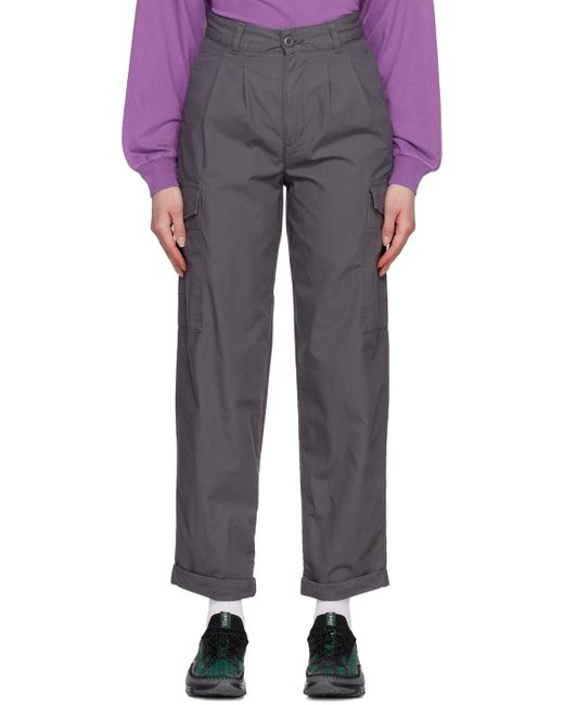 Carhartt Purple Gray Collins Trousers